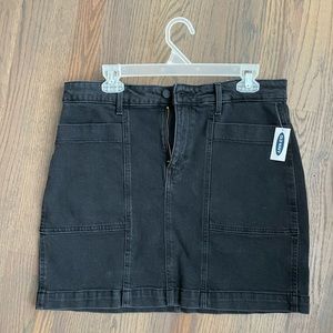 Black jean skirt!